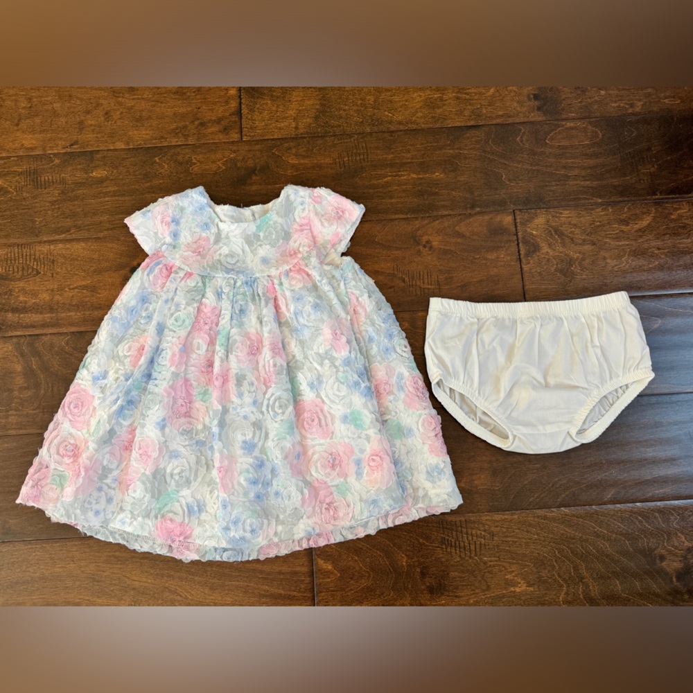 FIRST IMPRESSIONS | Easter/Spring Toddler Flower Dress